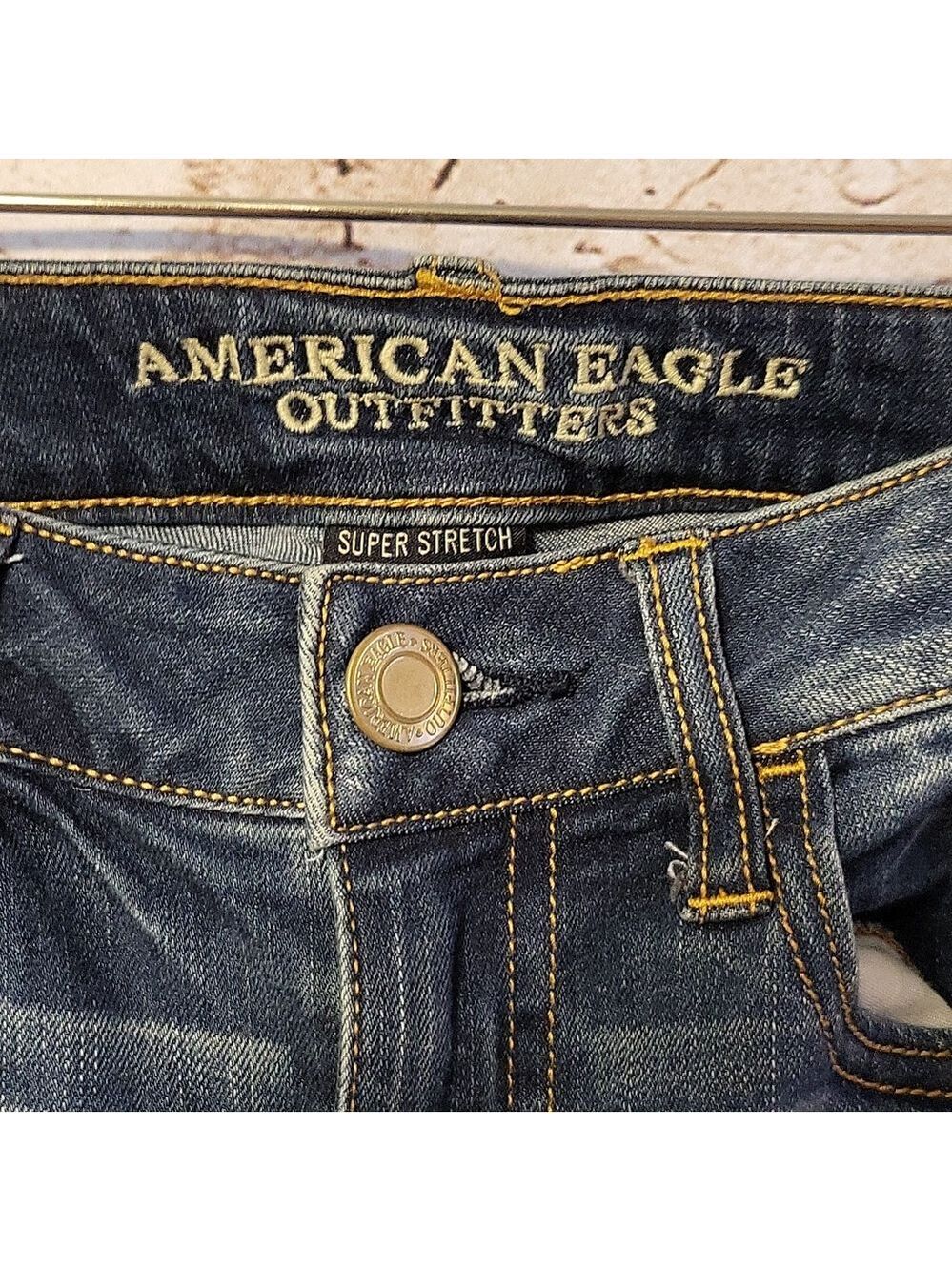 AMERICAN EAGLE OUTFITTERS JEGGING SZ 4 LIKE NEW - Picture 2 of 10